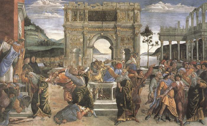 Sandro Botticelli Punishment of the Rebels (mk36) Germany oil painting art